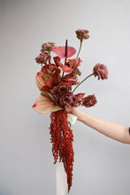 Load image into Gallery viewer, Scarlett Cascade Bridal Bouquet
