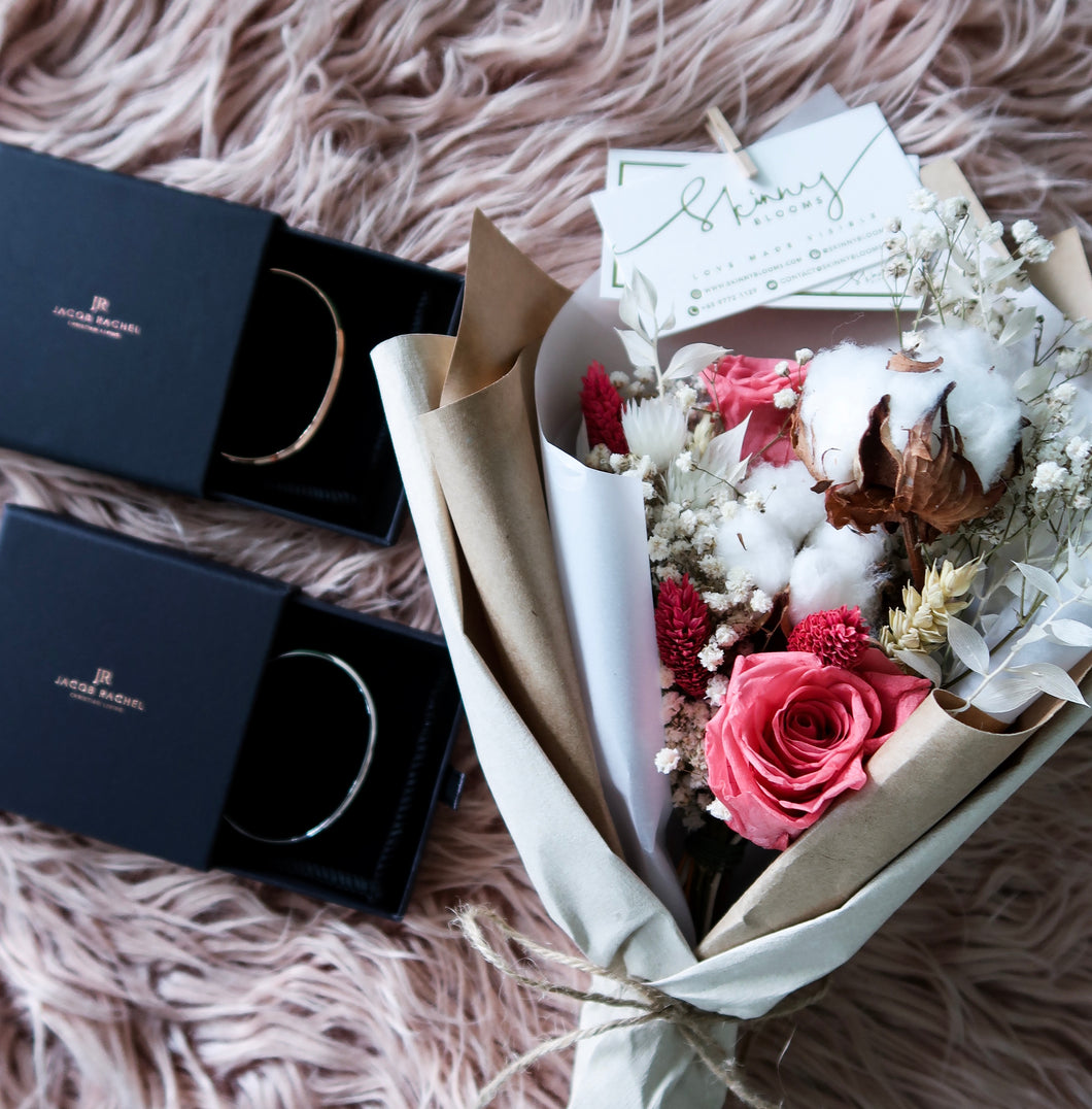 Jacob Rachel IM Blessed Cuff x Petite Bouquet